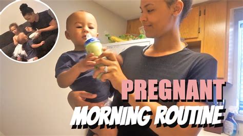 Realistic Pregnant Morning Routine 2019 First Trimester Youtube