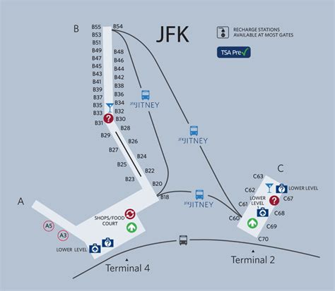 Jfk Map Terminal 4