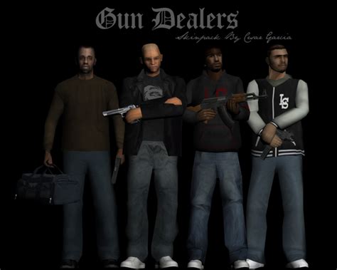 Skin Pack Gun Dealer Gta Sa Mods Collection