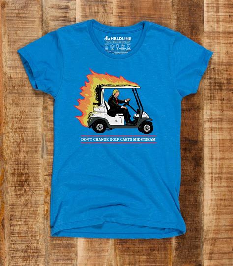 Dont Change Golf Carts Midstream Womens Funny T Shirt
