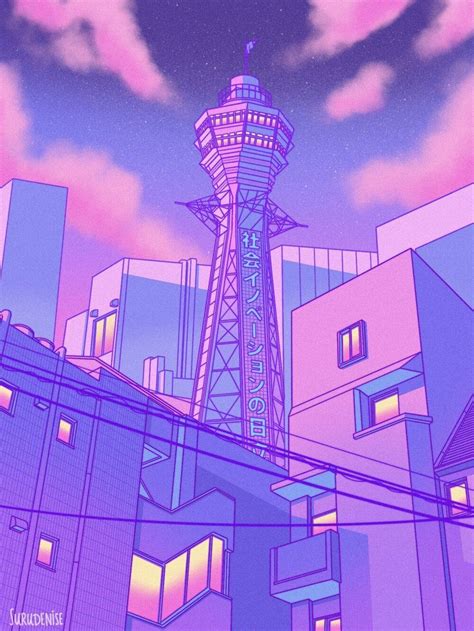 Pastel Japan Illustration By Surudenise Denise Rashidi Visit