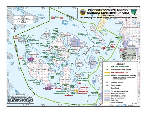 Reading The Washington Landscape San Juan Islands National Monument A Better Map