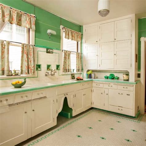 A Classic 1920s Kitchen Art Deco Kitchen Vintage Kitchen Decor