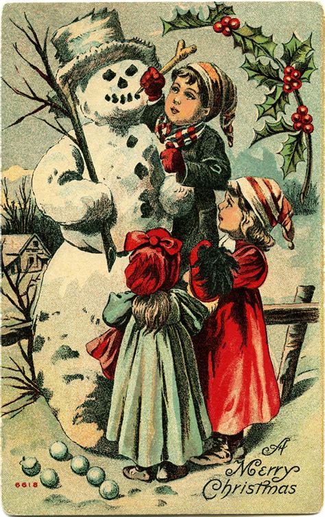 Victorian Christmas Cards Christmas Graphics Christmas Postcard