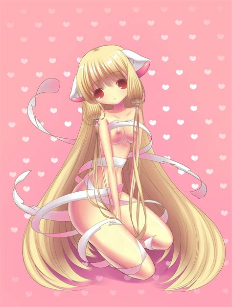 rule 34 android artist request blonde hair breasts brown eyes chii chobits elda highres long