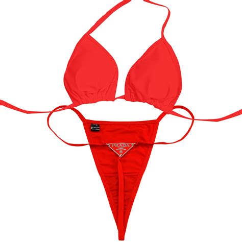 Red Prada Bikini By Thongtasty London Thongtasty London