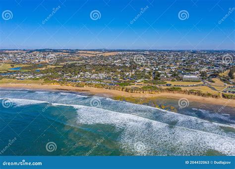 View Of A Beach At Torquay Australia Stock Image Image Of Nature