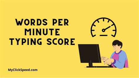 Words Per Minute Typing Score My Click Speed