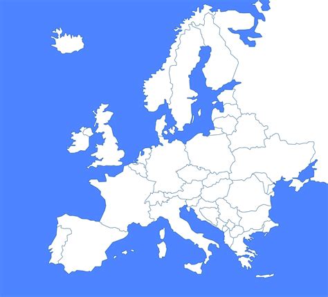Vi presento una domanda contenente una mappa con oltre 800 province di 60 paesi provenienti da europa, africa e asia con bandiere. Mapa De Europa - Euloarts