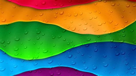 Rainbow Drops Wallpaper For 1280x720
