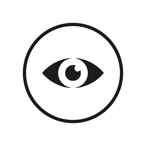 Eye Icon Vector Look And Vision Symbol Eye Logo Design Inspiration