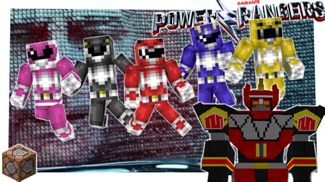 Mighty Morphin Power Rangers ONLY 2 COMMANDS Minecraft Map