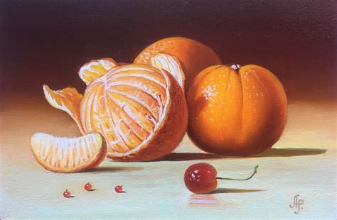 Oranges Oil Painting By Olexandr Romanenko Artfinder