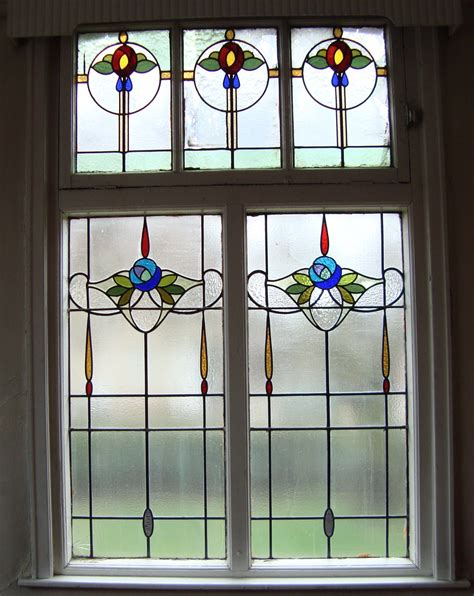Edwardian Stained Glass Window From The Old Wesleyan Church Leaded Glass Windows Stained Glass