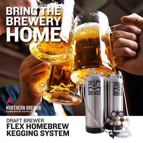 Draft Brewer Flex Homebrew Kegging System For Home Brew Beer