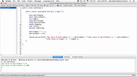 Initializing Variables Learn Java Youtube