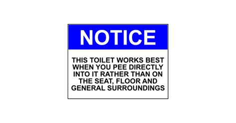 Please Dont Pee On The Floor Toilet Posters And Art Prints Teepublic