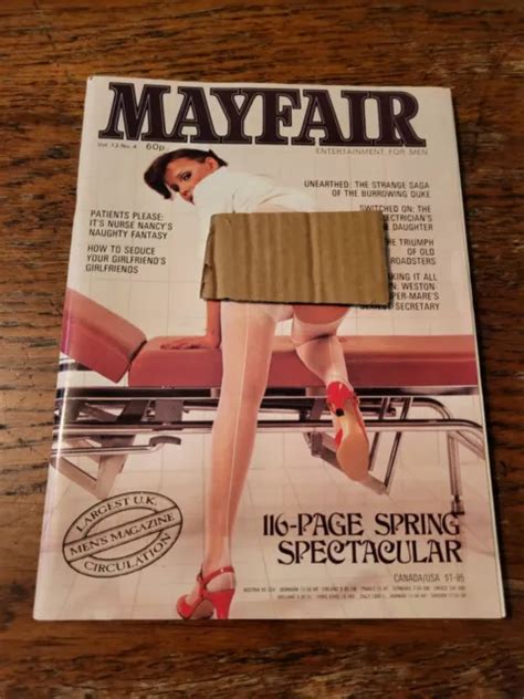MAYFAIR MAGAZINE VOL 13 No 4 Vintage Glamour Very Good Condition 11 95