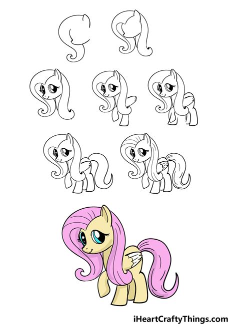 My Little Pony Drawing - How To Draw My Little Pony Step By Step