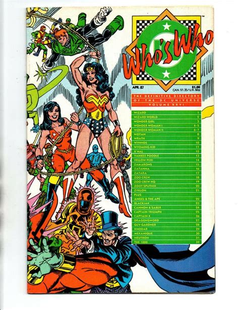 Whos Who 26 Dc Comics Wonder Woman 1987 Vf Comic Books