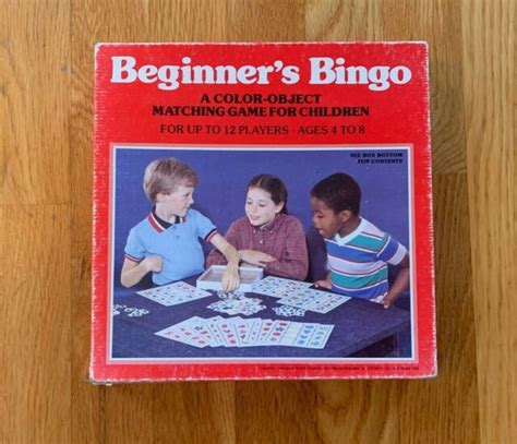 Vintage Beginners Bingo Game Whitman 1981 Made In Usa Complete W