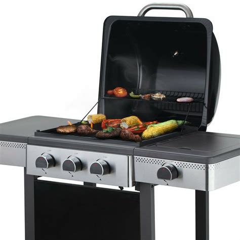 New gas grills come with anywhere from one to six burners. BBQ Gas Grill Barbecue Grill Me Nevada 3 Burner With Side ...