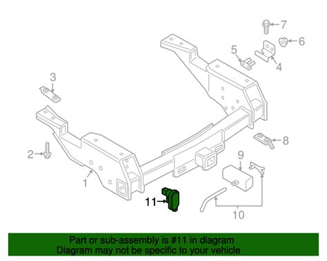 2018 2023 Ford Trailer Tow Harness Connector Hu5z 14489 B