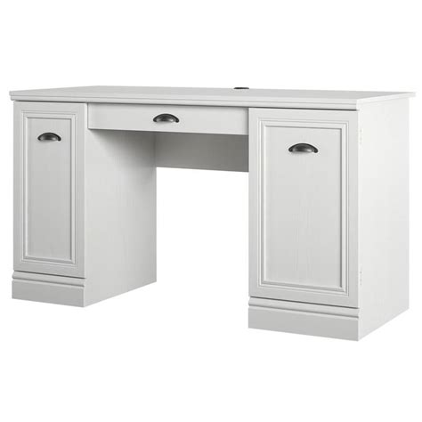 Ameriwood Home Delaney Double Pedestal Desk In White 3341306com Hsz 1 S
