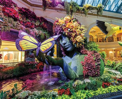 Bellagio Conservatory And Botanical Gardens In Las Vegas Blossoms With