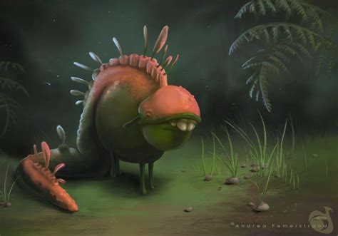 Weird Little Creature Funny Photoshop Painting Character Design Digital