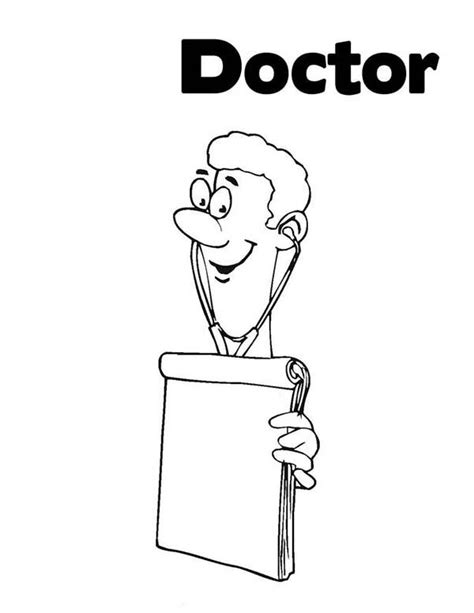 Gambar Doktor Kartun Hitam Putih Trevor Underwood
