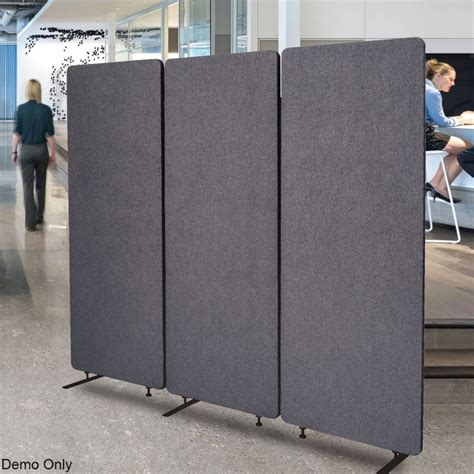 Zip 3 Panel Free Standing Acoustic Screen Partition Room Dividers