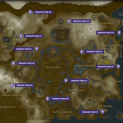 Dragon Tear Locations With Map Tears Of The Kingdom Try Hard Guides Todaynewsuk
