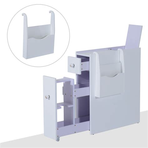 Jiji.co.ke™*bathroom toiletries cabinet organizer easy to use. HOMCOM Narrow Wood Floor Bathroom Storage Cabinet Holder ...