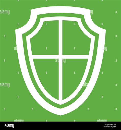 Shield Icon Green Stock Vector Image And Art Alamy