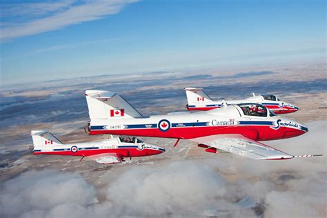 Soaring With The Snowbirds Skies Mag