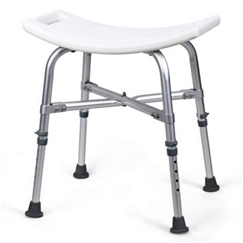 Costway Shower Chair Bath Stool Adjustable Height Bathtub Seat
