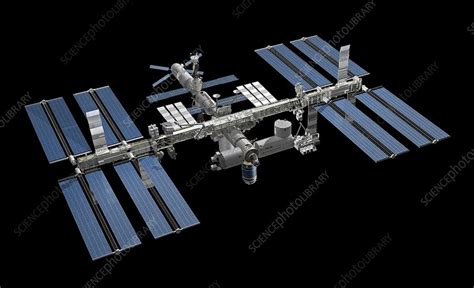 International Space Station Artwork Stock Image C0183555