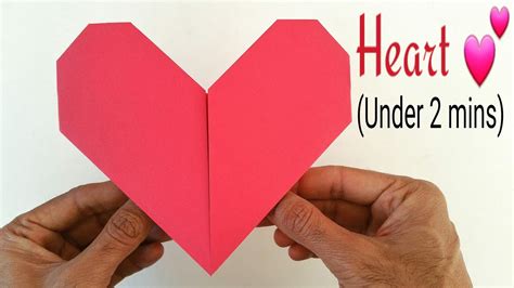 How To Fold Notebook Paper Into A Heart
