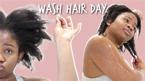 Wash Day Routine On Natural Hair 4b 4c Hair Earthtones Naturals