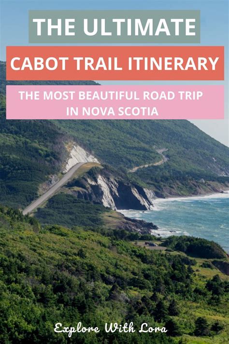 A Perfect Cabot Trail Itinerary In Cape Breton Nova Scotia Nova Scotia Travel Cabot Trail