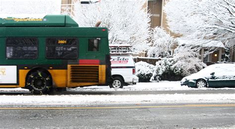 Bus Riders Faced Extra Challenges Getting Around In The Snow