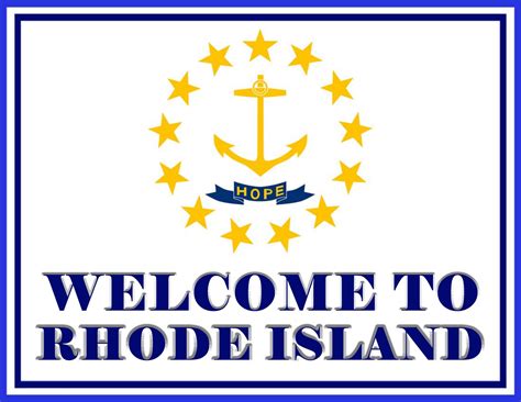 Welcome To Rhode Island Sign Pdf Free Download Printable Signs