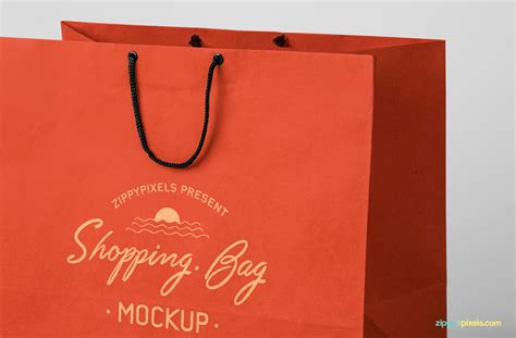Download Free Shopping Bag Mockup | ZippyPixels