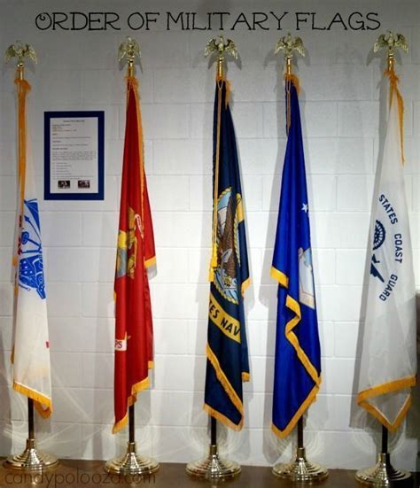 Order Of Military Flags Display From Fort Chadbourne In Bronte Texas