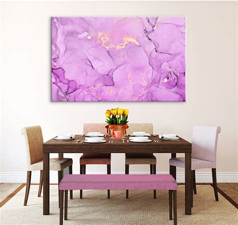 Purple Abstract Wall Art Abstract Painting Abstract Canvas Art Etsy