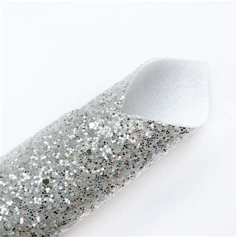 Bling Silver Chunky Glitter Fabric New Core Range In 2020 Glitter