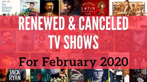Renewed Canceled Tv Shows For February Youtube