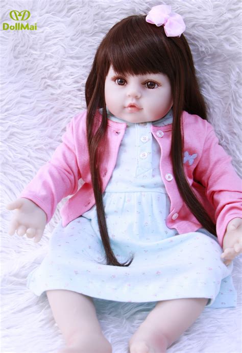 58cm Reborn Baby Girl Dolls Soft Vinyl Silicone Reborn Babies Dolls