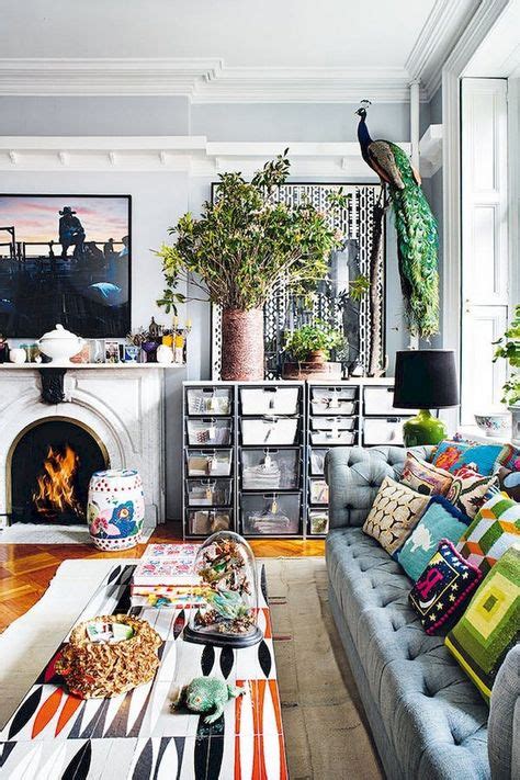 54 Comfy Modern Eclectic Living Room Decorating Ideas Shabby Chic